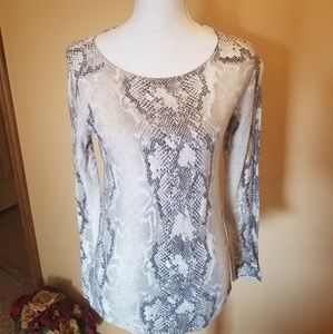 ON Snake Print Sweater